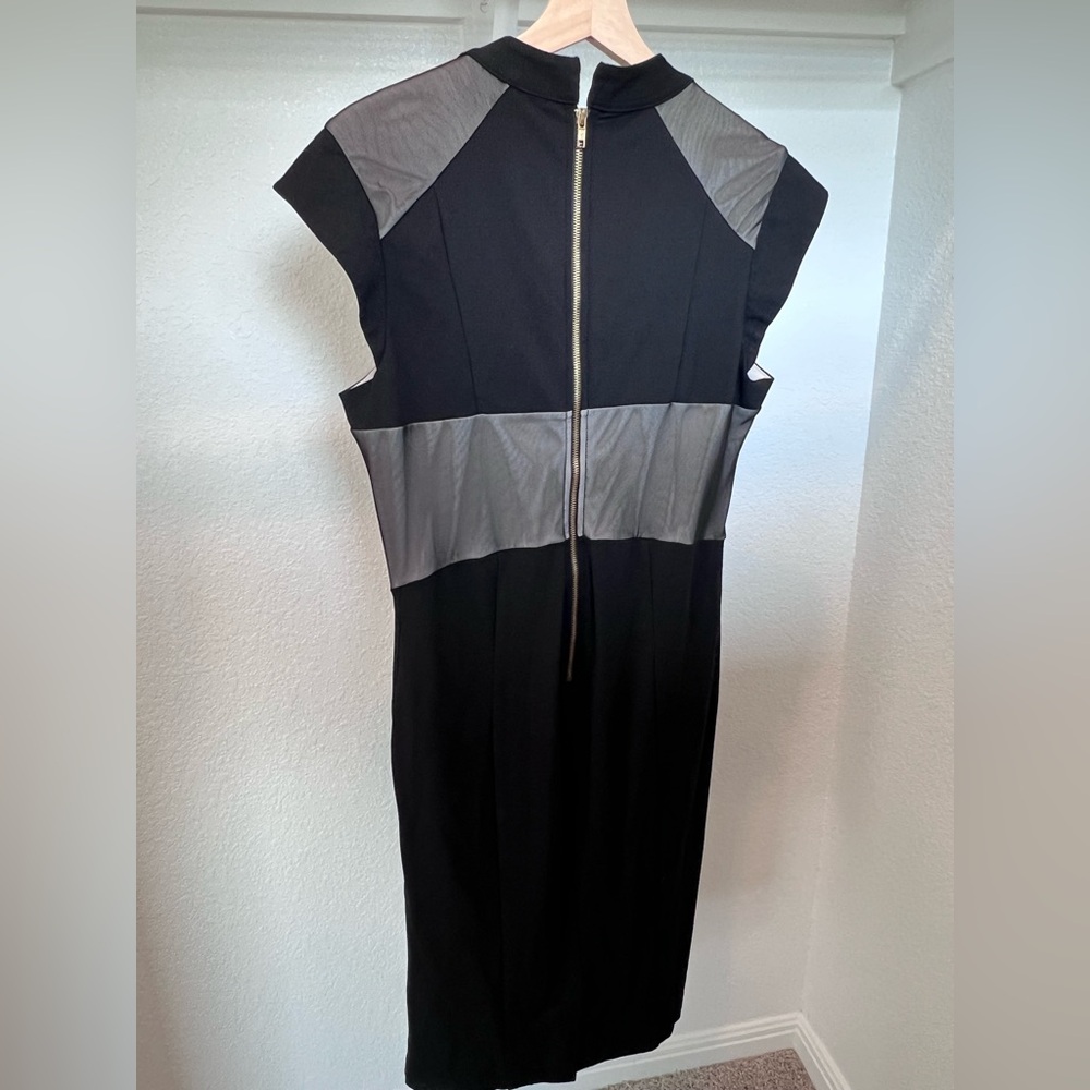 Allen B. By Allen Schwartz Black and Tan  Dress